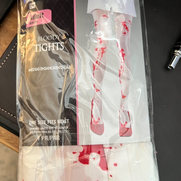 Bloody Halloween Tights/NEW IN PACKAGING - Picture 2 of 3